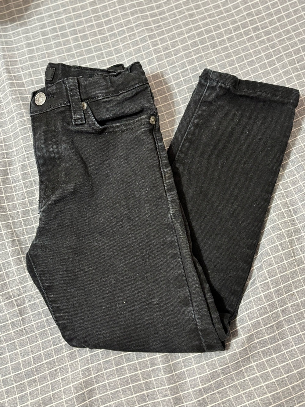 Ralph Lauren Black Denim Jeans with Branded Button